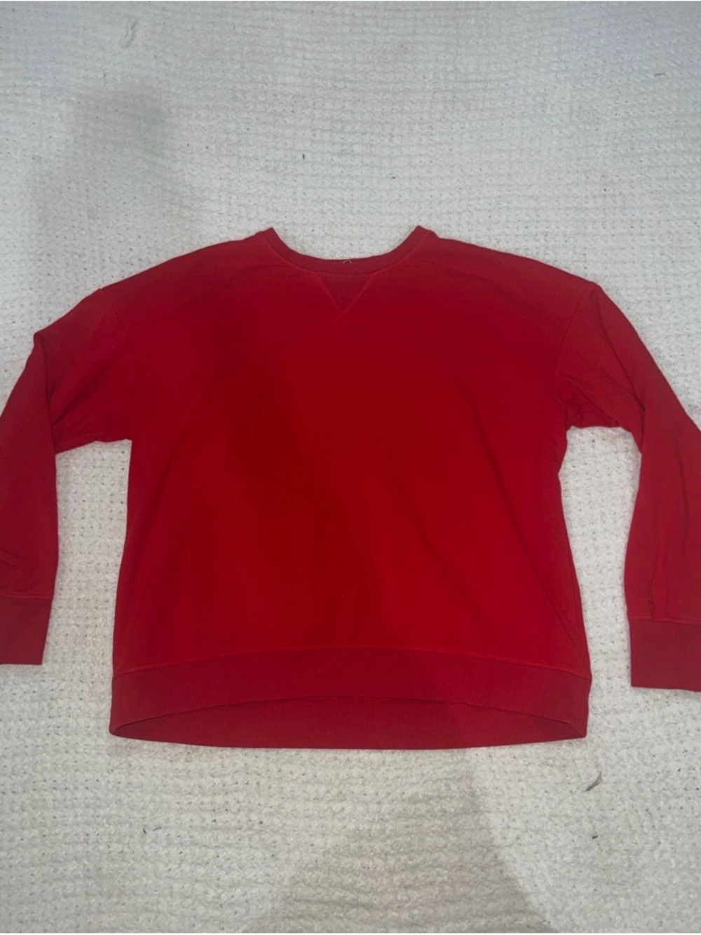 DSG Women's Bright Red Crewneck Sweatshirt